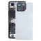Pour Asus ROG Phone 8 Pro AI2401 AI2401_A Global Original Couvercle arrière de batterie en verre avec cadre d'appareil photo (gris)